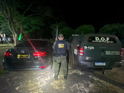 Polícia recupera carro furtado no Paraná em bloqueio na MS-276