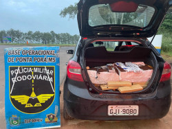 Polícia Militar Rodoviária prende casal com 206 quilos de drogas