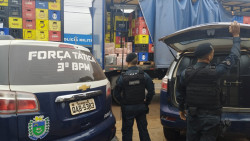 PM encontra 469 quilos de maconha em caminhão de bebidas