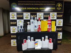 Aparelhos telefônicos ilegais são apreendidos pelo DOF