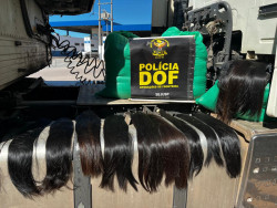 Polícia apreende 115 quilos de cabelo humano na fronteira com a Bolívia