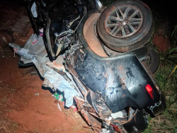 Polícia investiga acidente que matou mulher e filho na BR-163
