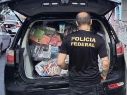 A partir de MS, PF combate contrabando de cigarros eletrônicos em SP