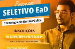 Seguem abertas até domingo as inscrições para graduação em Tecnologia