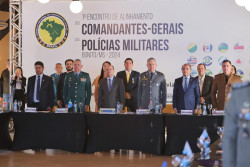 MS reafirma prioridade na segurança em reunião de comandantes da PM