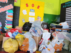 Estudantes se engajam em campanha e doações ao RS