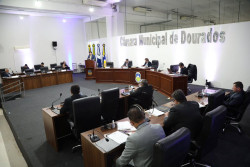 Vereadores de Dourados apreciam 14 projetos na 17ª sessão ordinária
