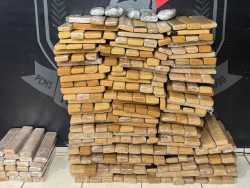 Três são presos pela Garras com droga e munições de 9 milímetros