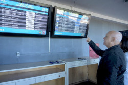 Terminal rodoviário recebe painéis de monitoramento de ônibus