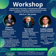 “Compliance eleitoral” é tema de workshop gratuito na Câmara de Dourados