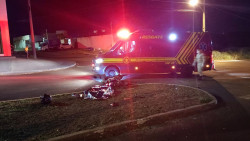 Homem de 55 anos perde controle da moto e morre em acidente