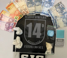 Casal é preso por tráfico de cocaína em ação conjunta da polícia