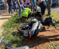 Quadro se agrava e motociclista ferida em acidente passa por cirurgia
