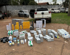 Picape levada meio milhão de reais em produtos contrabandeados