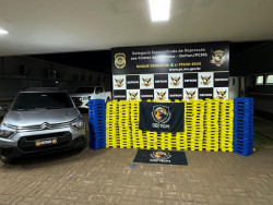 Jovem foge de policiais, mas é preso com 580 quilos de maconha em C3