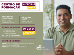 UFGD abre matrículas para cursos de inglês, espanhol e francês