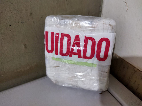 Cocaína apreendida pela PRF (Imagem: PRF)