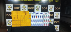 DOF apreende carreta com meio milhão de reais em contrabando