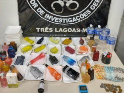 Polícia estoura fábrica de perfumes falsificados e prende homem em flagrante