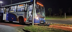 Identificado motociclista que morreu ao colidir contra ônibus em Dourados