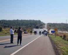 CCR MSVia inicia “pare e siga” em trecho da BR-163 alagado por represa