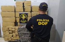 Veículo com mais de quinhentos quilos de maconha foi recuperado pelo DOF