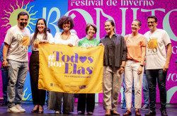 Campanha #TodosPorElas marca presença no Festival de Inverno de Bonito