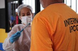 Polícia Científica coleta material genético de 150 presos em presídio de MS