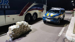Douradense é preso em ônibus de turismo com 210 quilos de cocaína