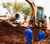 Começam obras de asfalto e drenagem no Residencial Bonanza