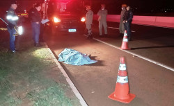 Homem de 28 anos morre atropelado por Fiorino na MS-156