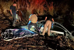 Idosa de 70 anos morre em capotamento que deixou 4 feridos na BR-262