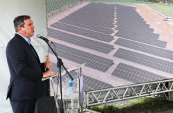 Usina fotovoltaica contribui com a política estadual de energia limpa e renovável
