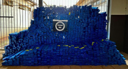 Força integrada apreende carro com quase 2 toneladas de maconha na Capital