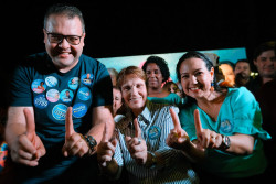 Alan e Tereza Cristina fazem comício no Grande Água Boa nesta quarta-feira