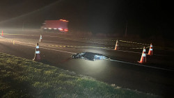Veja o vídeo: ciclista morre atropelado por carreta na BR-163
