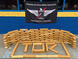 Militar Rodoviária apreende maconha em residência na fronteira