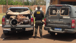 Homem é preso pelo DOF por receptação de peças de carro em Maracaju