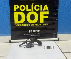 DOF recaptura foragido da Justiça e apreende arma de fogo