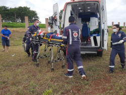 Veja o vídeo da queda de patrike que deixou piloto gravemente ferido