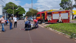 Vídeo mostra idoso sendo atingido por carro em Dourados