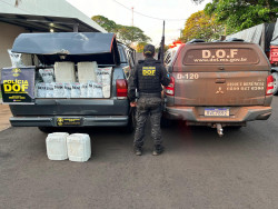 DOF apreende em Maracaju carga milionária de agrotóxico contrabandeado do Paraguai