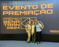 Escola municipal é vencedora na Categoria X do Prêmio Senatran 2024