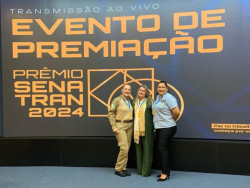 Escola municipal é vencedora na Categoria X do Prêmio Senatran 2024