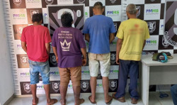 Quatro homens suspeitos de matar indígena a pedradas são levados para delegacia