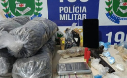 Polícia apreende drogas e arma durante ocorrência de violência doméstica