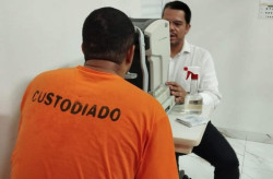 Internos de presídio recebem mutirão de saúde ocular