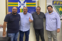 Federação e Acems se reúnem para discutir transmissões do Campeonato Sul-Mato-Grossense