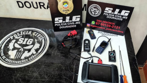 Polícia apresenta quadrilha especializada em furtos de veículos em Dourados