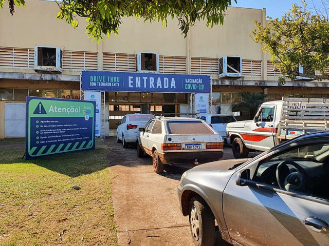 Drive-thru começa às 13horas em Dourados (Imagem: Assecom)